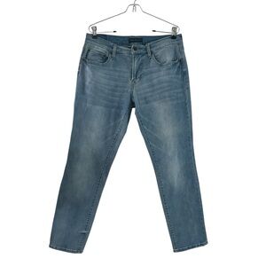 Aeropostale Flex Effects Super Skinny Slightly Distressed Blue Jeans sz 32x30